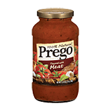 Prego  pasta sauce flavored with meat Full-Size Picture